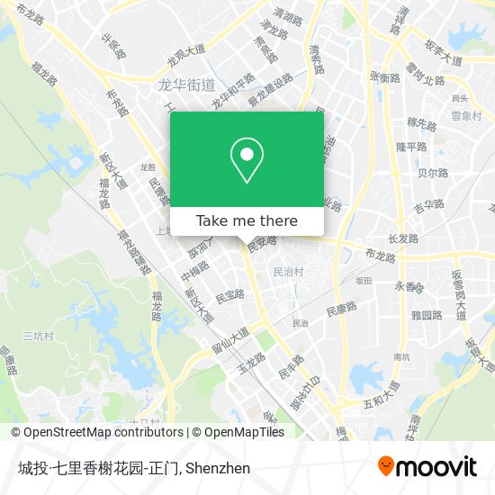 城投·七里香榭花园-正门 map