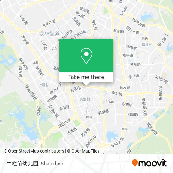 牛栏前幼儿园 map