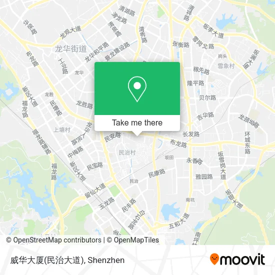 威华大厦(民治大道) map