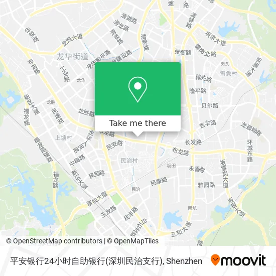 平安银行24小时自助银行(深圳民治支行) map