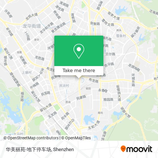 华美丽苑-地下停车场 map