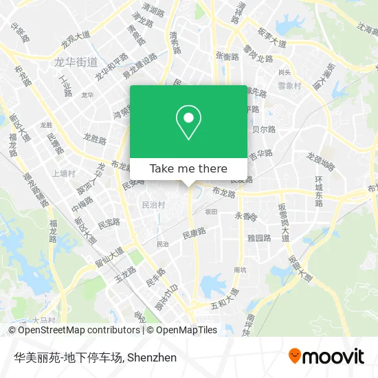 华美丽苑-地下停车场 map