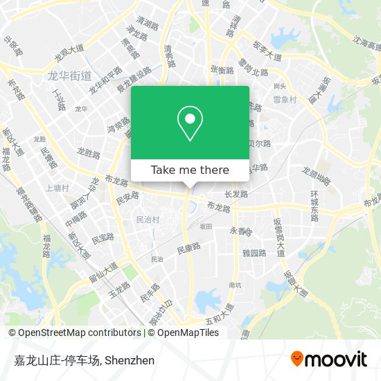 嘉龙山庄-停车场 map