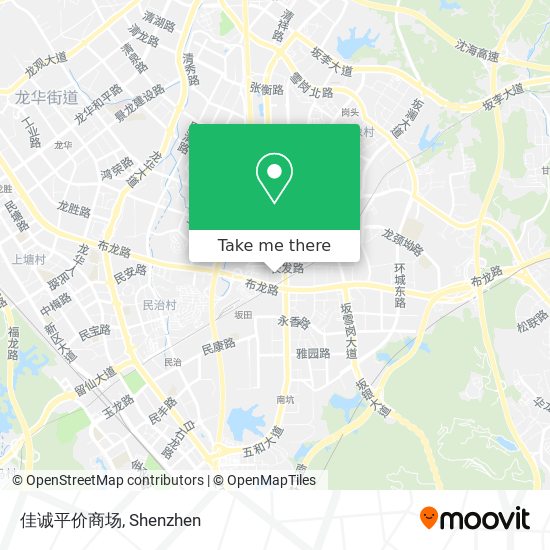 佳诚平价商场 map