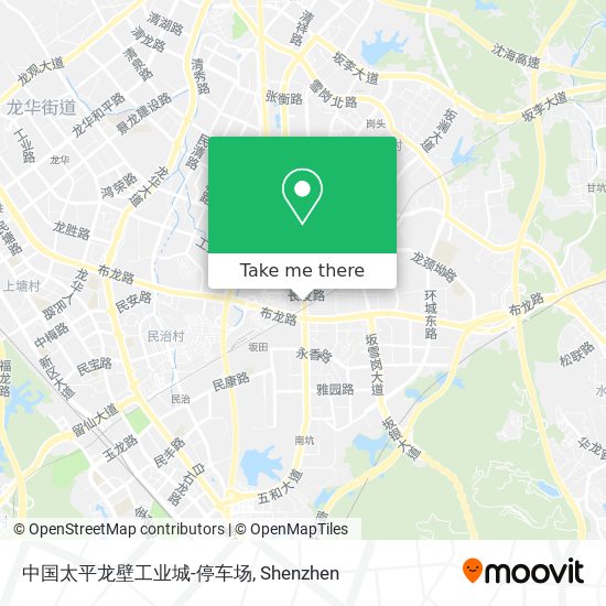中国太平龙壁工业城-停车场 map