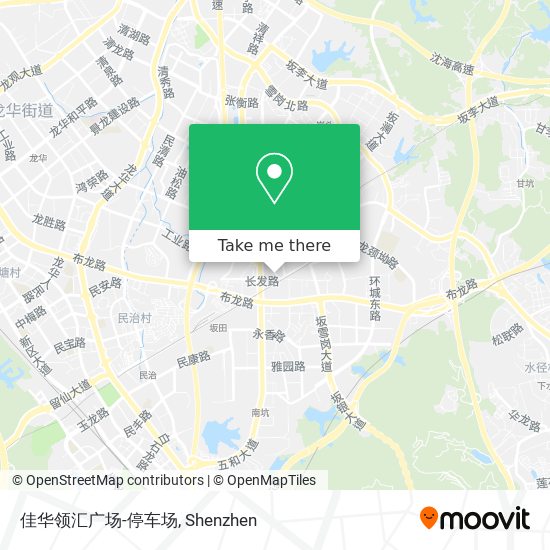 佳华领汇广场-停车场 map