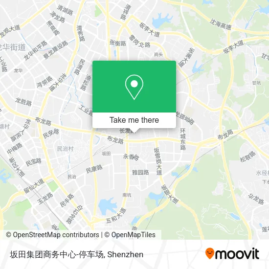 坂田集团商务中心-停车场 map