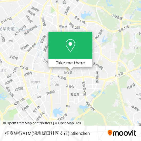 招商银行ATM(深圳坂田社区支行) map