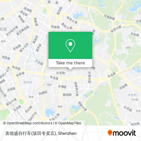 喜德盛自行车(坂田专卖店) map