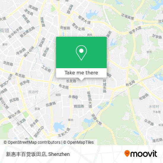 新惠丰百货坂田店 map