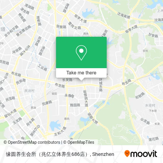 缘圆养生会所（兆亿立体养生686店） map