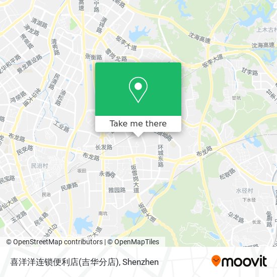 喜洋洋连锁便利店(吉华分店) map