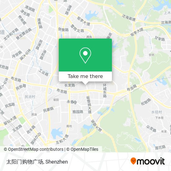 太阳门购物广场 map