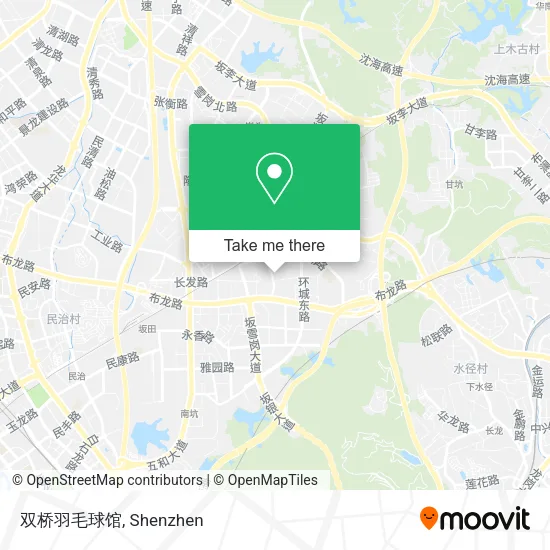 双桥羽毛球馆 map