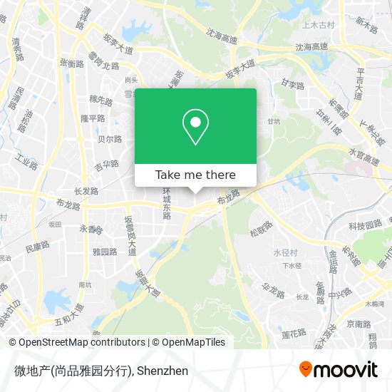 微地产(尚品雅园分行) map