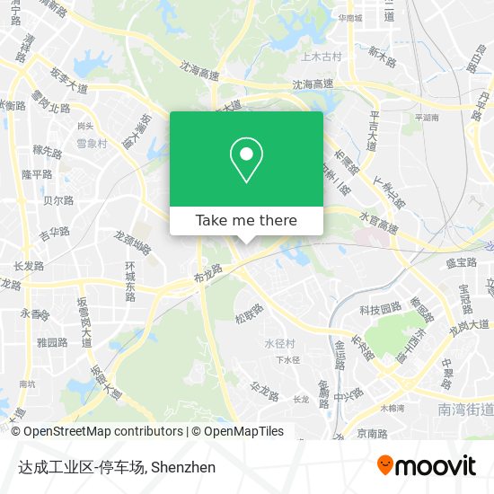 达成工业区-停车场 map