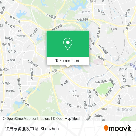 红晟家禽批发市场 map