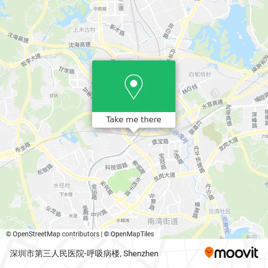 深圳市第三人民医院-呼吸病楼 map