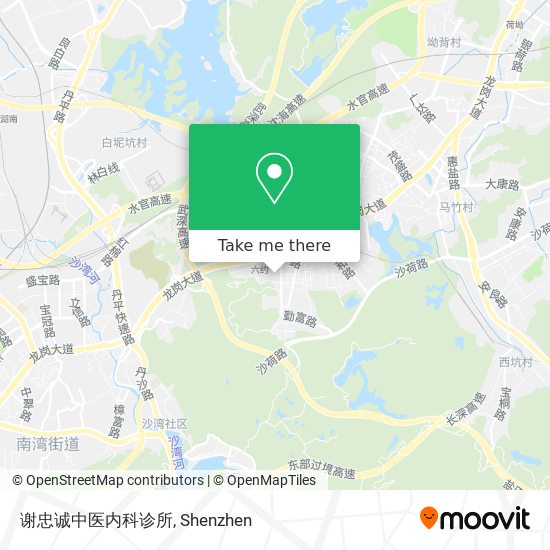 谢忠诚中医内科诊所 map