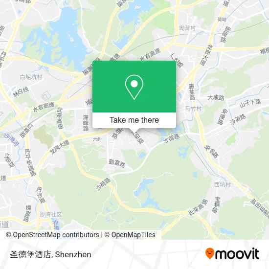 圣德堡酒店 map