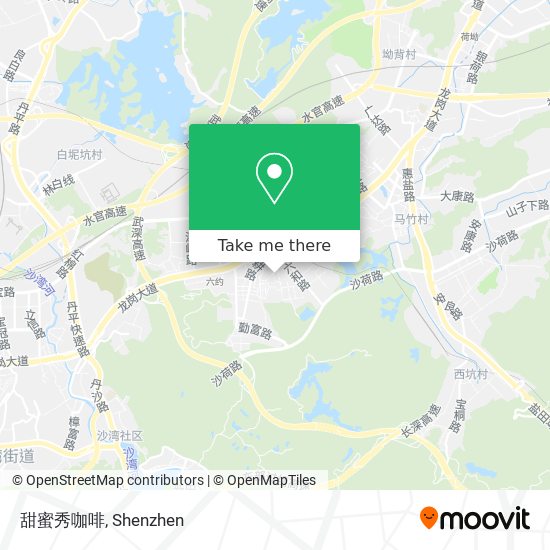 甜蜜秀咖啡 map