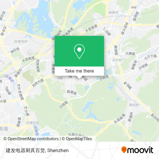 建发电器厨具百货 map