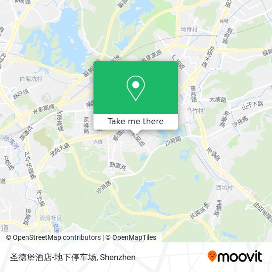 圣德堡酒店-地下停车场 map