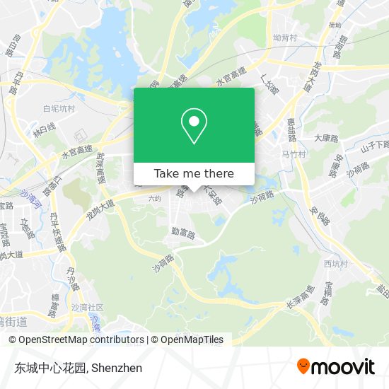 东城中心花园 map
