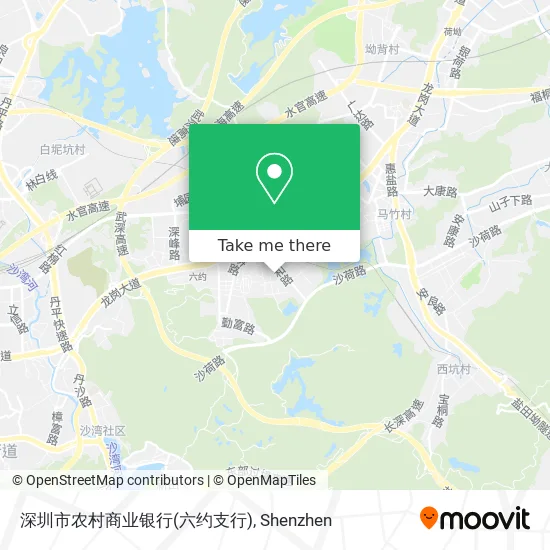 深圳市农村商业银行(六约支行) map