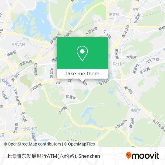 上海浦东发展银行ATM(六约路) map