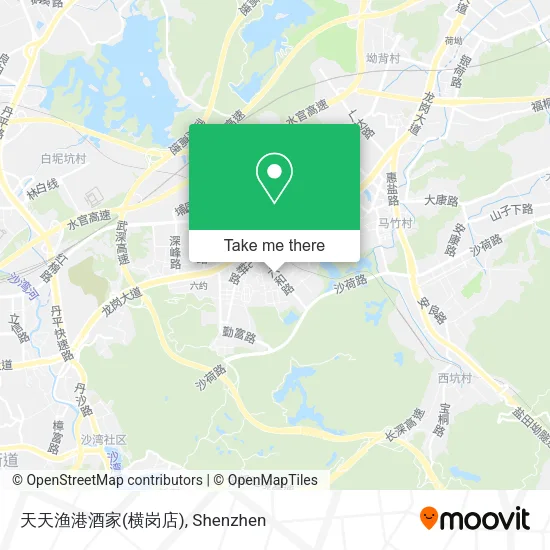 天天渔港酒家(横岗店) map
