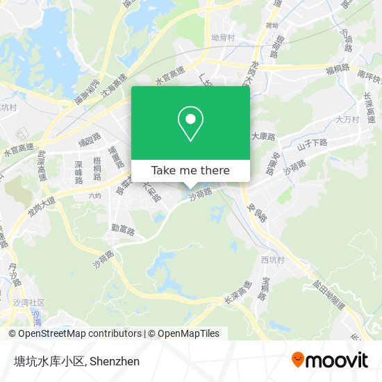 塘坑水库小区 map