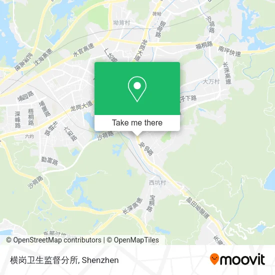 横岗卫生监督分所 map