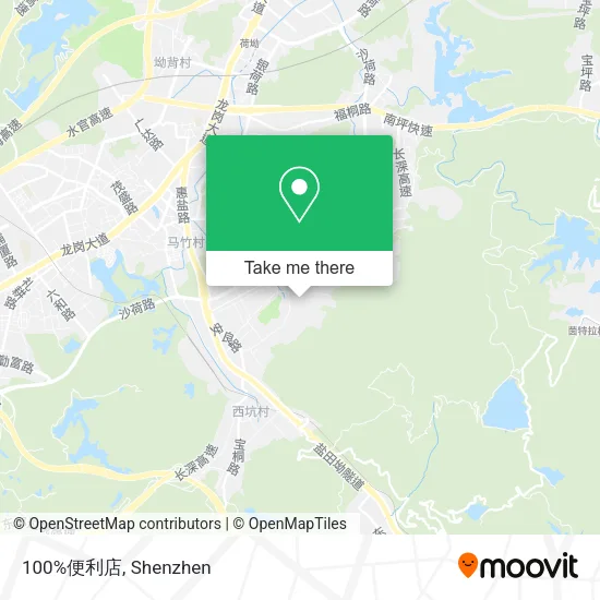 100%便利店 map