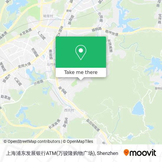 上海浦东发展银行ATM(万骏隆购物广场) map