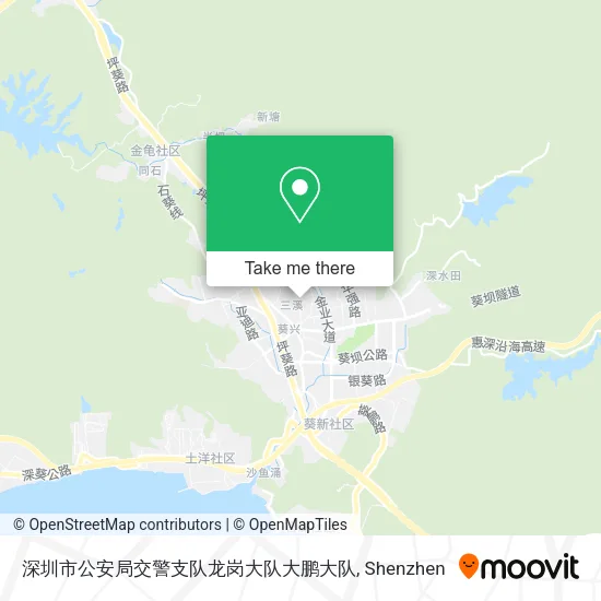 深圳市公安局交警支队龙岗大队大鹏大队 map