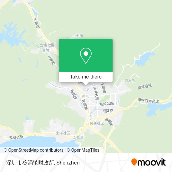 深圳市葵涌镇财政所 map