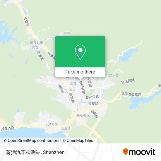 葵涌汽车检测站 map