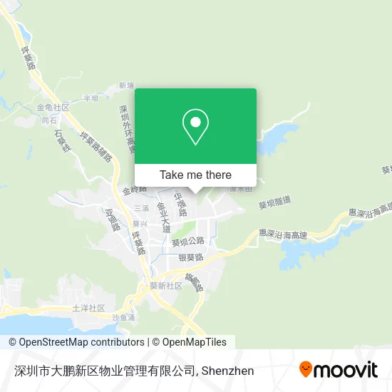 深圳市大鹏新区物业管理有限公司 map