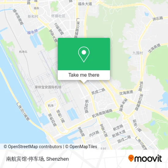 南航宾馆-停车场 map