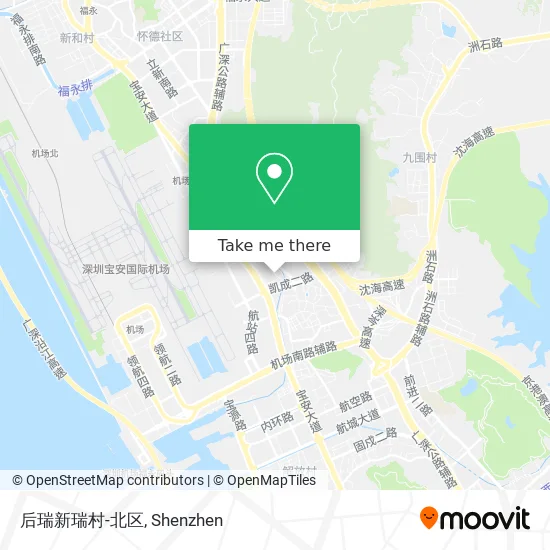 后瑞新瑞村-北区 map