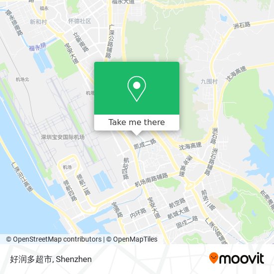 好润多超市 map