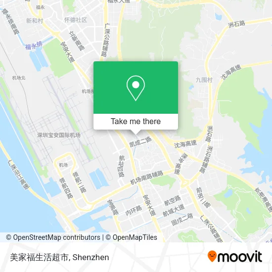 美家福生活超市 map