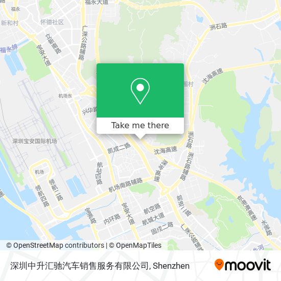深圳中升汇驰汽车销售服务有限公司 map