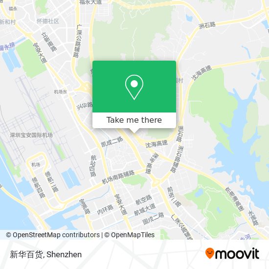 新华百货 map