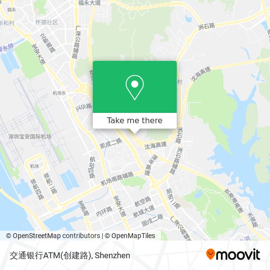 交通银行ATM(创建路) map