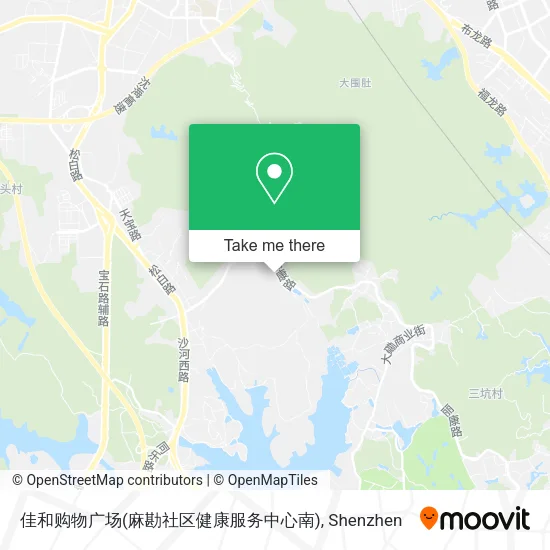 佳和购物广场(麻勘社区健康服务中心南) map