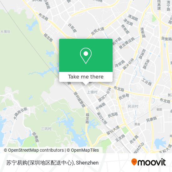 苏宁易购(深圳地区配送中心) map