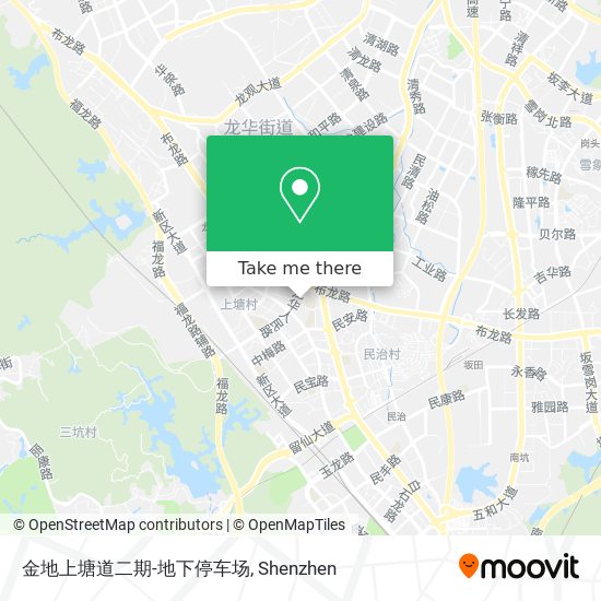 金地上塘道二期-地下停车场 map