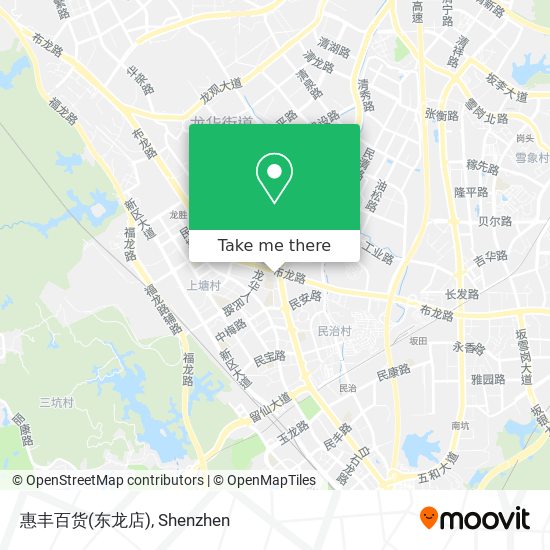 惠丰百货(东龙店) map